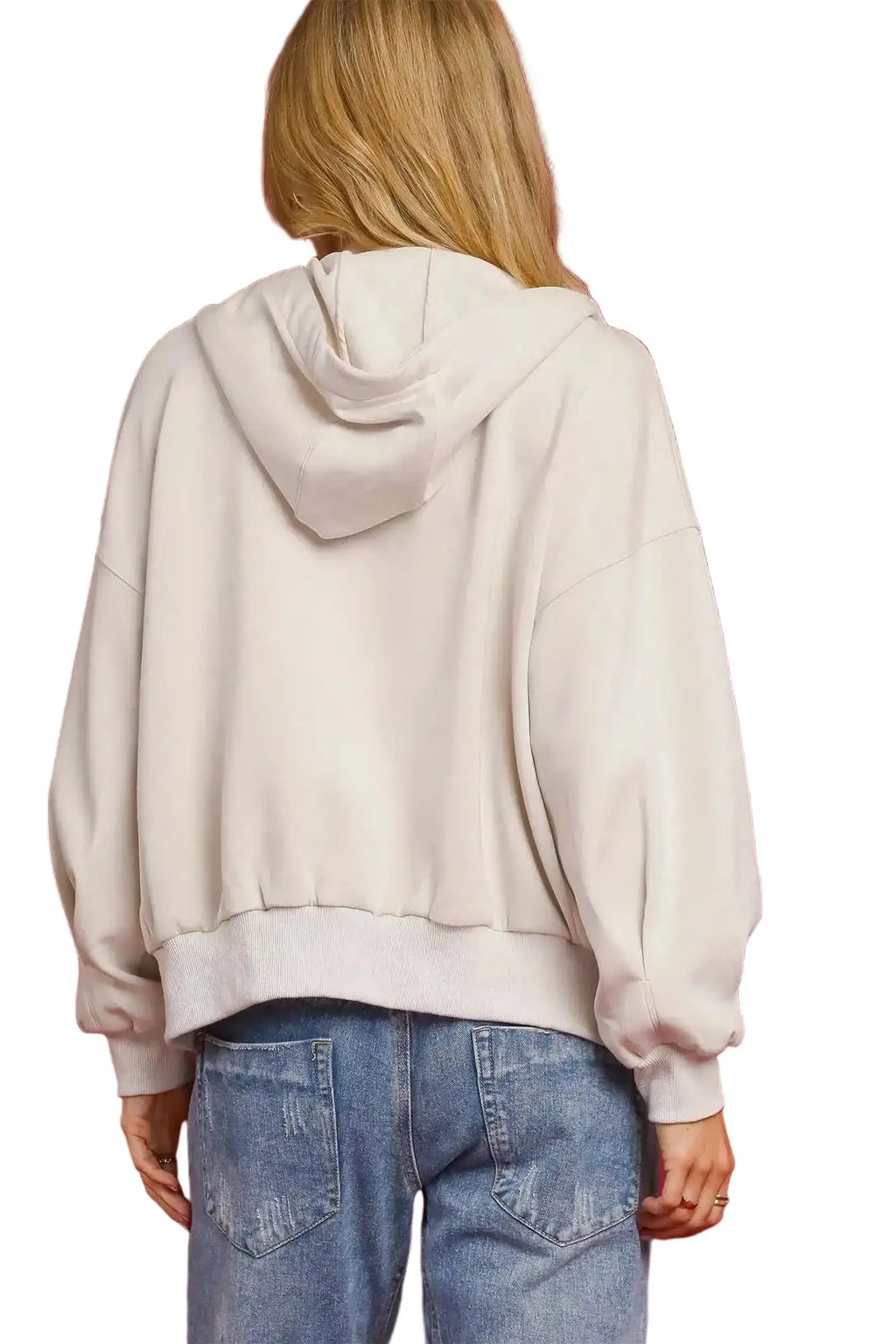 Umgee Zip-Up Fleece Hooded Jacket