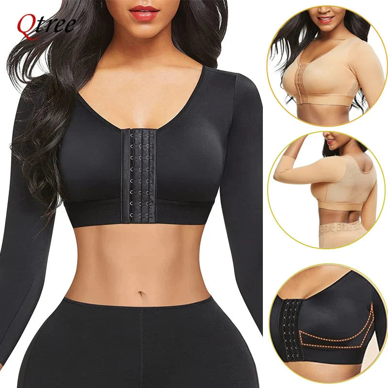 Women Arm Shapers Daily Body Shaper Long Sleeves