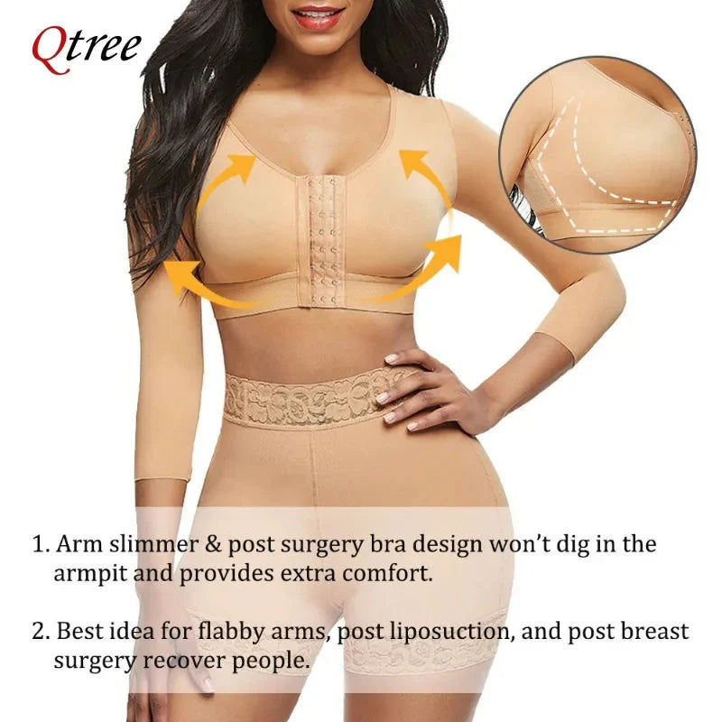 Women Arm Shapers Daily Body Shaper Long Sleeves